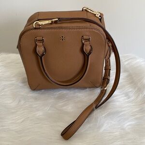 Tory Burch Robinson Pebbled Crossbody Satchel